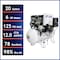 California Air Tools 6.0 Hp Ultra Quiet, Ultra Dry & Oil-Free Air Compressor with 98% Air Drying System 20060DCC - alternate 5